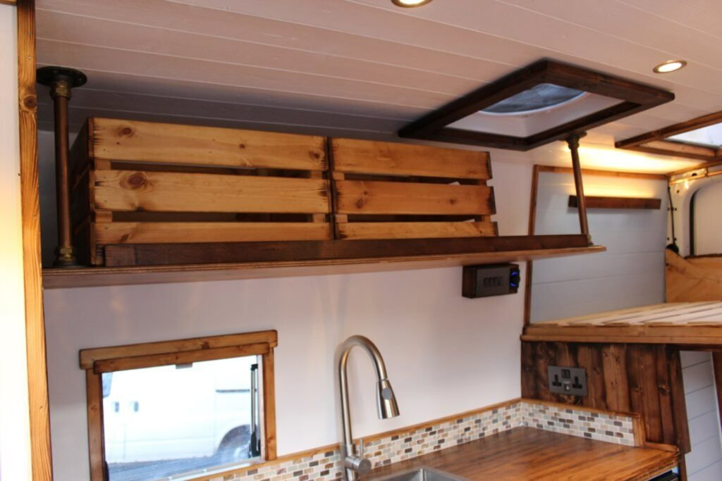 Wood-Filled camper vans