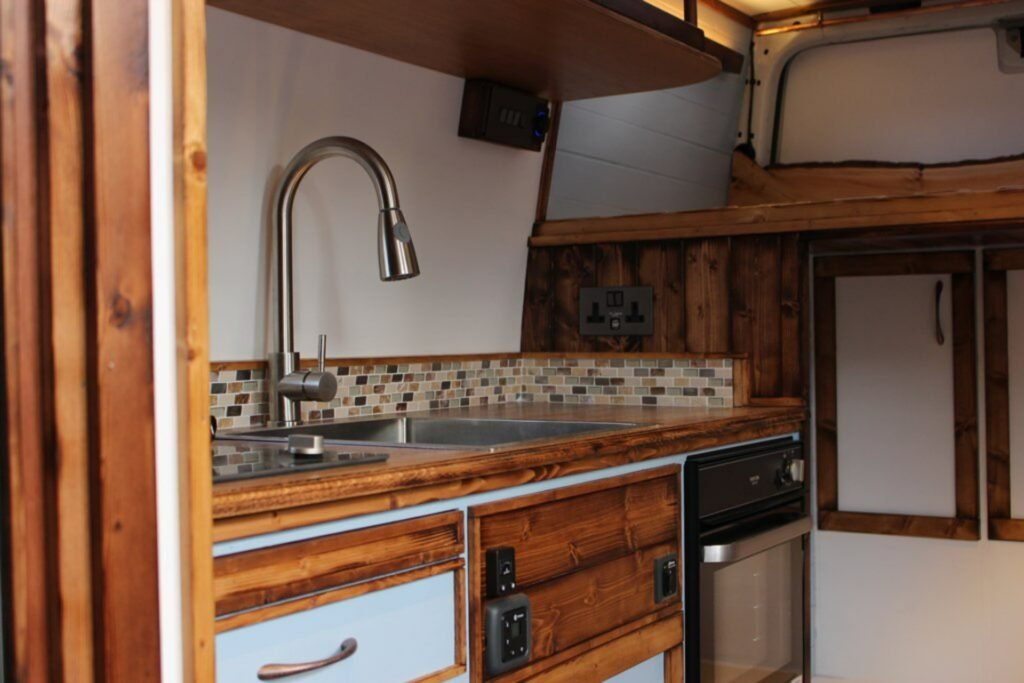 Wood-Filled camper vans