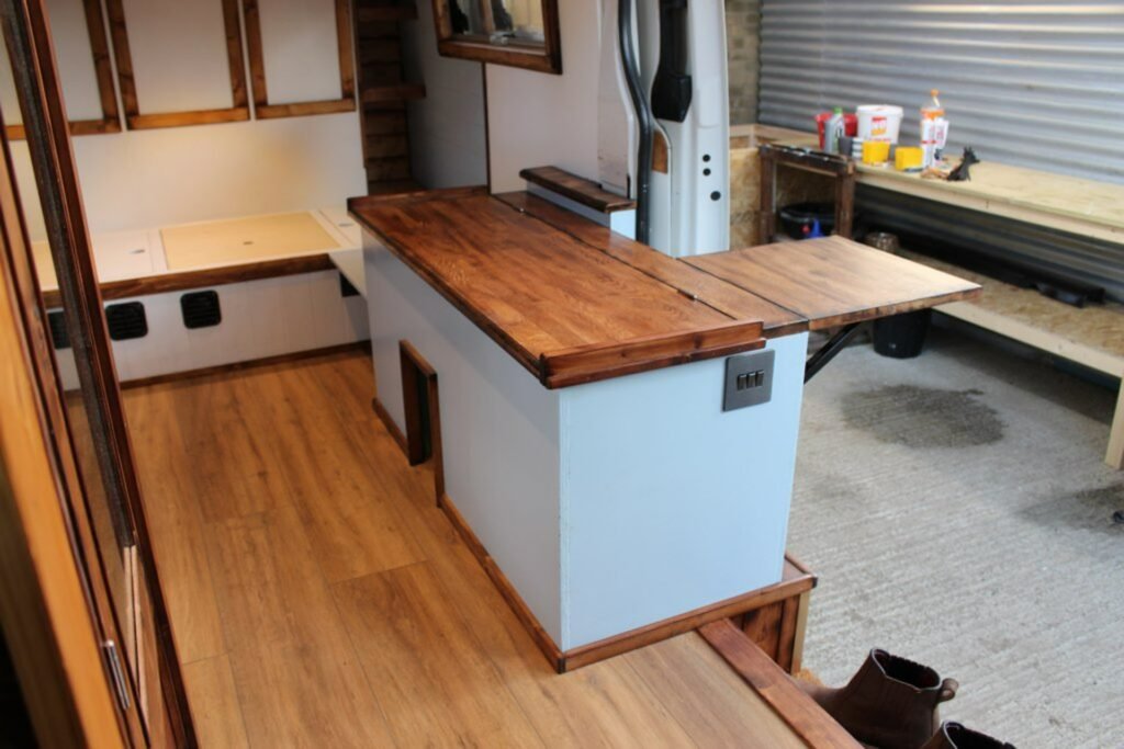 Wood-Filled camper vans