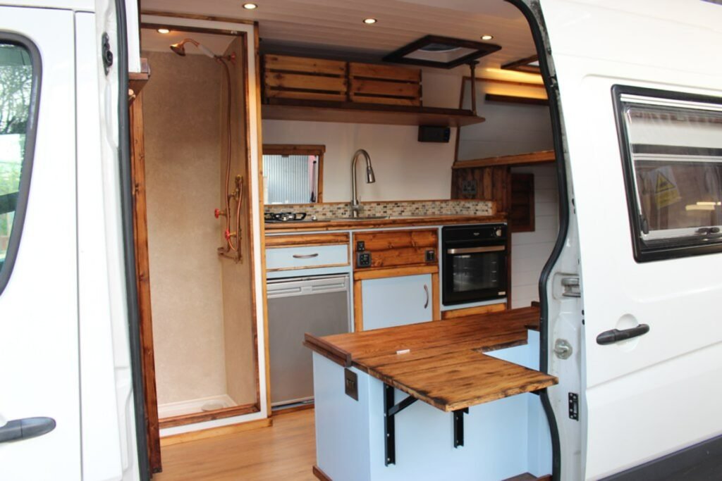 Wood-Filled camper vans